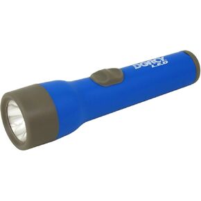 Dorcy 25-Lumen 2AA LED Deluxe Flashlight with 10-Hour Run Time and 50-Meter Beam Distance, Assorted Colors (41-2461)