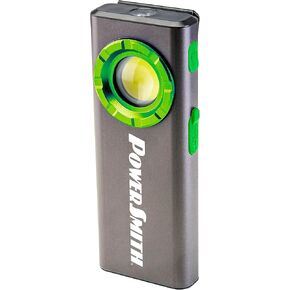 POWERSMITH 1200 Lumen Rechargeable Work Light with Metal Housing, Magnetic Pocket Clip, USB-C Charging Cable, IPX7 Waterproof, and 2 Year Warranty (PLR12F2S)