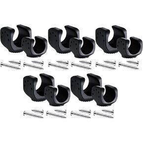 10pcs Flashlight Mounting Brackets, 20 Pieces Screws and Versatile Clips for LED Flashlights and More. Convenient Car Accessories for Truck Mounting(5 Big, 5 Small)