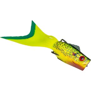 Strike King (PIPPKVD-280) KVD Pipsqueak Pop'n Perch Soft Bait Worm Fishing Lure, 280 - Natural Chartreuse, 1/3 oz, Extremely Weedless