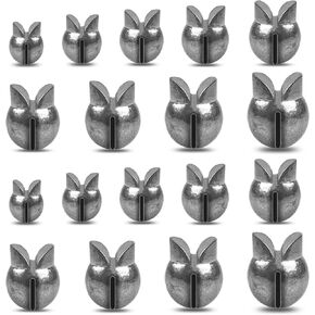 AGOOL Split Shot Fishing Weights Sinkers, 110pcs Reusable Split Shot Sinkers Weights 0.8g-3g（1/35oz-1/9oz） for Freshwater & Saltwater Fishing