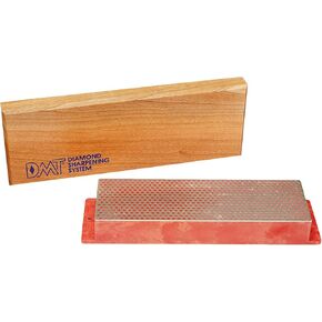 DMT (Diamond Machining Technology) 8-in. Diamond Whetstone Bench Stone, Fine Grit Sharpener with Hardwood Box (W8F), One Size