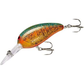 Middle N Mid-Depth Crankbait Bass Fishing Lure, Freshwater Accessories for Fishing, 2", 3/8 oz, Spring Craw