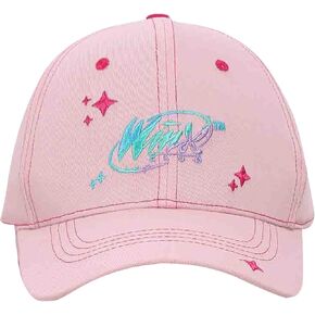 Winx Club Baseball Cap Pink Embroidery Logo Dad Hat Women Men Classic Fitness Running Hat Outdoor Cap