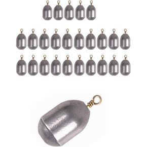Fishing Weights Raindrop Shape Steel Fishing Sinker Set Assorted Sizes