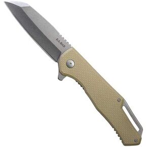 Ka-Bar 7508 Jarosz Flipper, Wharncliffe, 3.375" Blade, Hollow Grind, G10 Handle