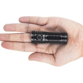ThruNite W1 Max 693 Lumens EDC Flashlight with Magnetic Tailcap, Rechargeable Mini LED Pocket Flashlights (Black, Cool White)