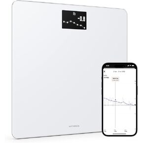 Withings Body - Digital Wi-Fi Smart Scale with Automatic Smartphone App Sync, BMI, Multi-User Friendly, with Pregnancy Tracker & Baby Mode