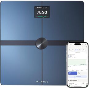 WITHINGS Body Smart - Accurate Scale for Body Weight and Fat Percentage, Body Composition Wi-Fi and Bluetooth, Baby Weight Smart Scale Apple Compatible, Bathroom Scale,FSA/HSA