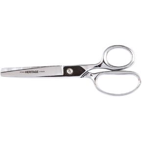 Klein Tools 108XB Scissors, Made in USA, Straight Trimmers with Extra Blunt Tips for Almost Any Fabric, 7-3/4-Inch