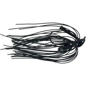 Mop Jig with Heavy Living Rubber Skirting, Double Rattles & Mustad Flippin' Hook | Durable Chip-Resistant Bass Fishing Bait