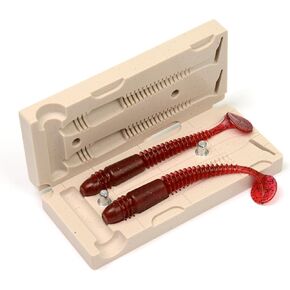 FatFish V35-2C Bait Mold Soft Plastiс Lure Making Injection Mold for Do-It Fishing Lures 3.9" in Kuwait