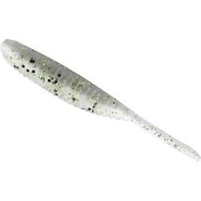 Yamamoto YAM-68JR-10-9002: 3" Shad Shape Worm 306/187 W/Chartreuse (10 Pack)