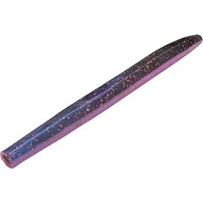 Strike King (OCHO5-809) KVD Perfect Plastics Ocho 5 Stick Bait Fishing Lure, 809 - Tequila Sunrise with Orange Flake, 5", Salt Impregnated