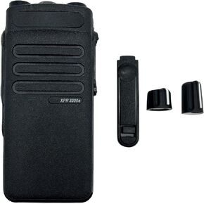 Black XPR3300E Repair Housing Case Front Cover Compatible for XPR3300e Radio