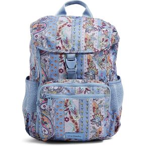 Vera Bradley Recycled Lighten Up ReActive Daytripper Commuter Backpack, Provence Paisley Stripes