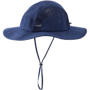Home Prefer Men's Sun Hat UPF 50+ Wide Brim Bucket Hat UV Protection Fishing Hat