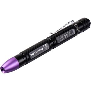 Weltool M6-UV Penlight Black Light 395nm UV LED Blacklight Ultraviolet Pen Lights for DIY Nail Art, Hotel Inspection,Fraudulent Documents and Banknotes, Pet Urine and Skin Conditions,Dye Detector