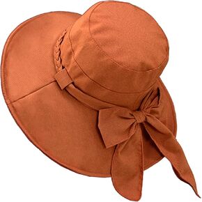 Wide Brim Sun Hat Packable Bucket Hat for Women UV Sun Protection Fisherman Hats Beach Cap in Kuwait