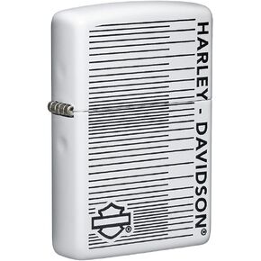 Zippo Harley-Davidson Logo White Matte Pocket Lighter