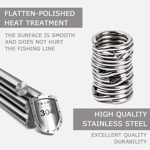50psc High Carbon Steel Treble Hooks and 15 pcs for Split Rings for Fishing Lures in Saudi Arabia