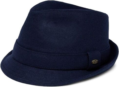 Funky Junque Mens Fedora Hats for Men Fashion Trilby Short Brim Wool Vintage Church Dress Hats Classic Winter Teardrop in Saudi Arabia