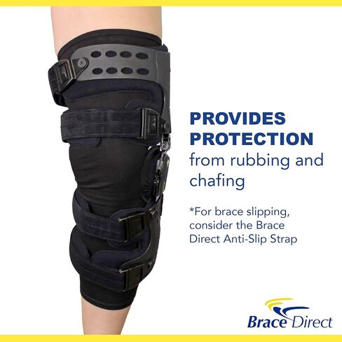 Brace Direct Knee Brace Undersleeve Closed Patella Protects Skin from Abrasions and Irritations, Easy to Use, Comfortable, Breathable, Lightweight, Flexible, and Non Slip Material in Saudi Arabia