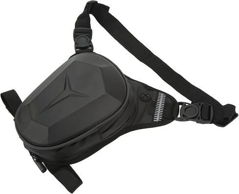 Adjustable Motorcycle Drop Leg Bag, Multifunctional Outdoor Thigh Bag Motorcycle with Reflective Strip Water Proof Waist Pack for Outdoor Hiking Traveling Fishing (Carbon Fiber) in Saudi Arabia