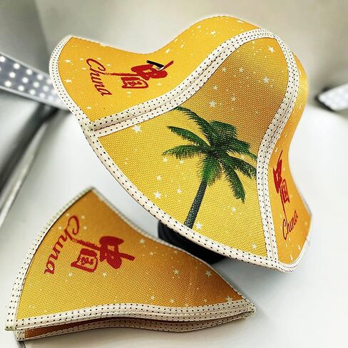Fashionable Folding Portable Sunscreen hat Beach hat Outdoor Travel Sunshade hat Fishing hat Printed Sun hat in Saudi Arabia