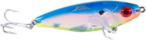 Mirrolure 37MR-CHBL Mirrodine XXL Blue Bk/CHT/Silver 3.75in 1oz in Saudi Arabia