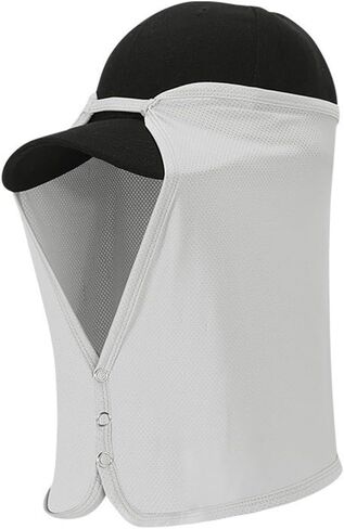 Neck Drape for Hats Sun Protection Hat Drape Cooling Face Cover Neck Sun Shield UPF 50+ in Saudi Arabia