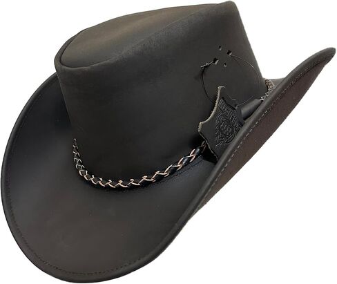 Leather Cowboy hat for Men & Women Durable Handcrafted Lightweight Shapeable Classic Western Hats for Men in Saudi Arabia