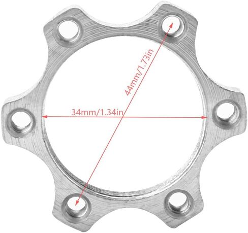 Bike Hub Adapter Disc Brake Center Lock Adapter Disc Brake Rotor Adapter for 6 Bolt Rotors Mountain Bike Road Bike in Saudi Arabia