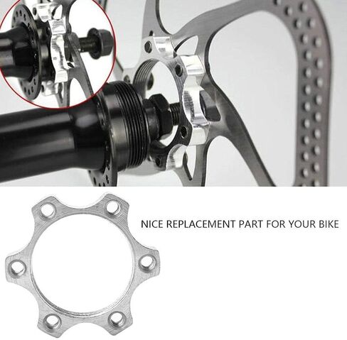 Bike Hub Adapter Disc Brake Center Lock Adapter Disc Brake Rotor Adapter for 6 Bolt Rotors Mountain Bike Road Bike in Saudi Arabia