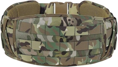 حزام KRYDEX التكتيكي Molle Modular حزام منخفض المستوى مبطن حزام دورية مع بطانة شبكية حزام المعركة in Kuwait