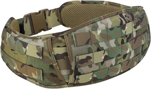 حزام KRYDEX التكتيكي Molle Modular حزام منخفض المستوى مبطن حزام دورية مع بطانة شبكية حزام المعركة in Kuwait