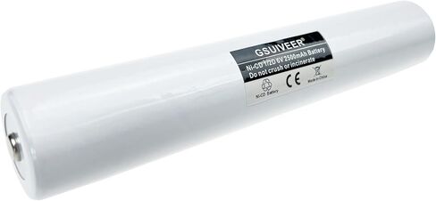 Ni-CD 1/2D 6V 2500mAh استبدال بطارية مصباح يدوي متوافق مع Streamlight 20170,26010,26060,26120,SL20/SL20S Maglight N38AF001A 20170 20X1701 (1 حزمة) in Kuwait