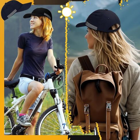 2 قطعة قبعة بيسبول عاكسة للماء للجري للنساء والرجال قبعات المطر عالية الوضوح باللون الأسود والبحري قبعة المشي لمسافات طويلة قابلة للتعديل للأنشطة الصيفية الخارجية in Kuwait