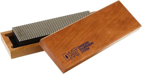 DMT (Diamond Machining Technology) 8-in. Diamond Whetstone Bench Stone, Fine Grit Sharpener with Hardwood Box (W8F), One Size in Saudi Arabia