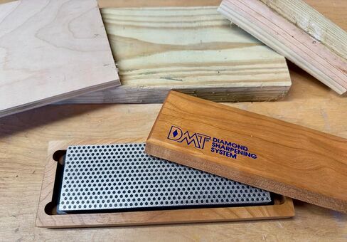 DMT (Diamond Machining Technology) 8-in. Diamond Whetstone Bench Stone, Fine Grit Sharpener with Hardwood Box (W8F), One Size in Saudi Arabia