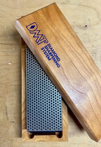 DMT (Diamond Machining Technology) 8-in. Diamond Whetstone Bench Stone, Fine Grit Sharpener with Hardwood Box (W8F), One Size in Saudi Arabia