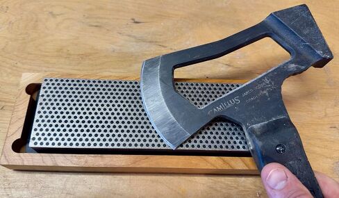 DMT (Diamond Machining Technology) 8-in. Diamond Whetstone Bench Stone, Fine Grit Sharpener with Hardwood Box (W8F), One Size in Saudi Arabia