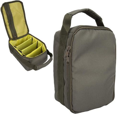 SOONHUA حقيبة صيد مقاومة للماء، حقيبة محمولة لقضيب حامل البكرة، حقيبة تخزين لأدوات الصيد، حقيبة تخزين بكرة معدات صيد الذبابة، حقيبة منظم لصيد الأسماك in Kuwait