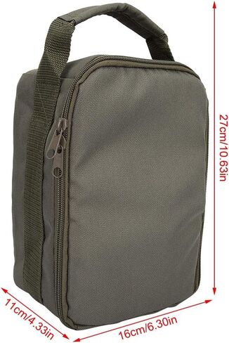 SOONHUA حقيبة صيد مقاومة للماء، حقيبة محمولة لقضيب حامل البكرة، حقيبة تخزين لأدوات الصيد، حقيبة تخزين بكرة معدات صيد الذبابة، حقيبة منظم لصيد الأسماك in Kuwait