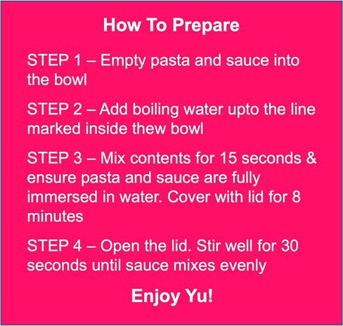 All Natural Pasta Cups - Freeze Dried Food - Pack of 4 - No Preservatives - 100% Natural Ingredients & Vegetarian - Ready to Eat Meals in 4 mins - 800 GMS (2 Creamy Tomato + 2 Peri Peri) - Yu Foodlabs in Saudi Arabia