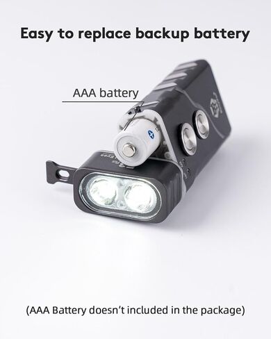 RovyVon E3 Keychain Flashlight-700 Lumen Dual Power Rechargeable with Lockout Mode, Waterproof for Everyday Carry, Camping, Hiking, Emergency in Saudi Arabia