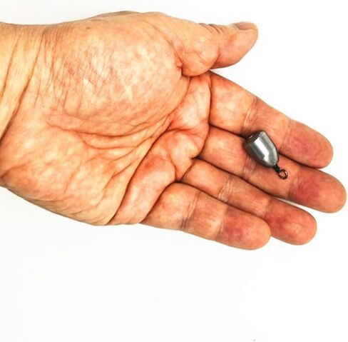 مجموعة أوزان الصيد على شكل قطرة مطر من الفولاذ لصيد الأسماك بمقاسات متنوعة in Kuwait