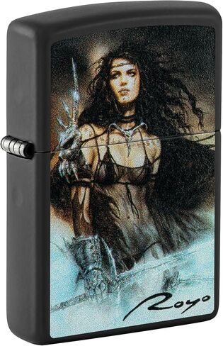 Zippo Lighter: New Malefic 2004 by Luis Royo - Black Matte 81526 in Saudi Arabia