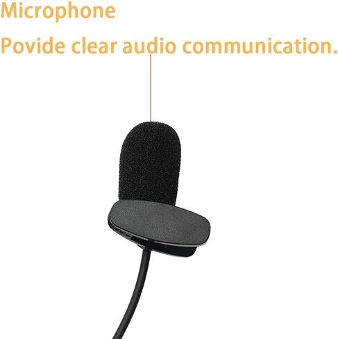 Acoustic Tube Earpiece with Boom Mic Walkie Talkie Headset for U94 Tactical PTT Adapter in Kuwait