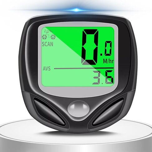 عداد السرعة وعداد المسافات اللاسلكي لجهاز كمبيوتر الدراجة الهوائية مع شاشة LCD ووظائف متعددة in Kuwait